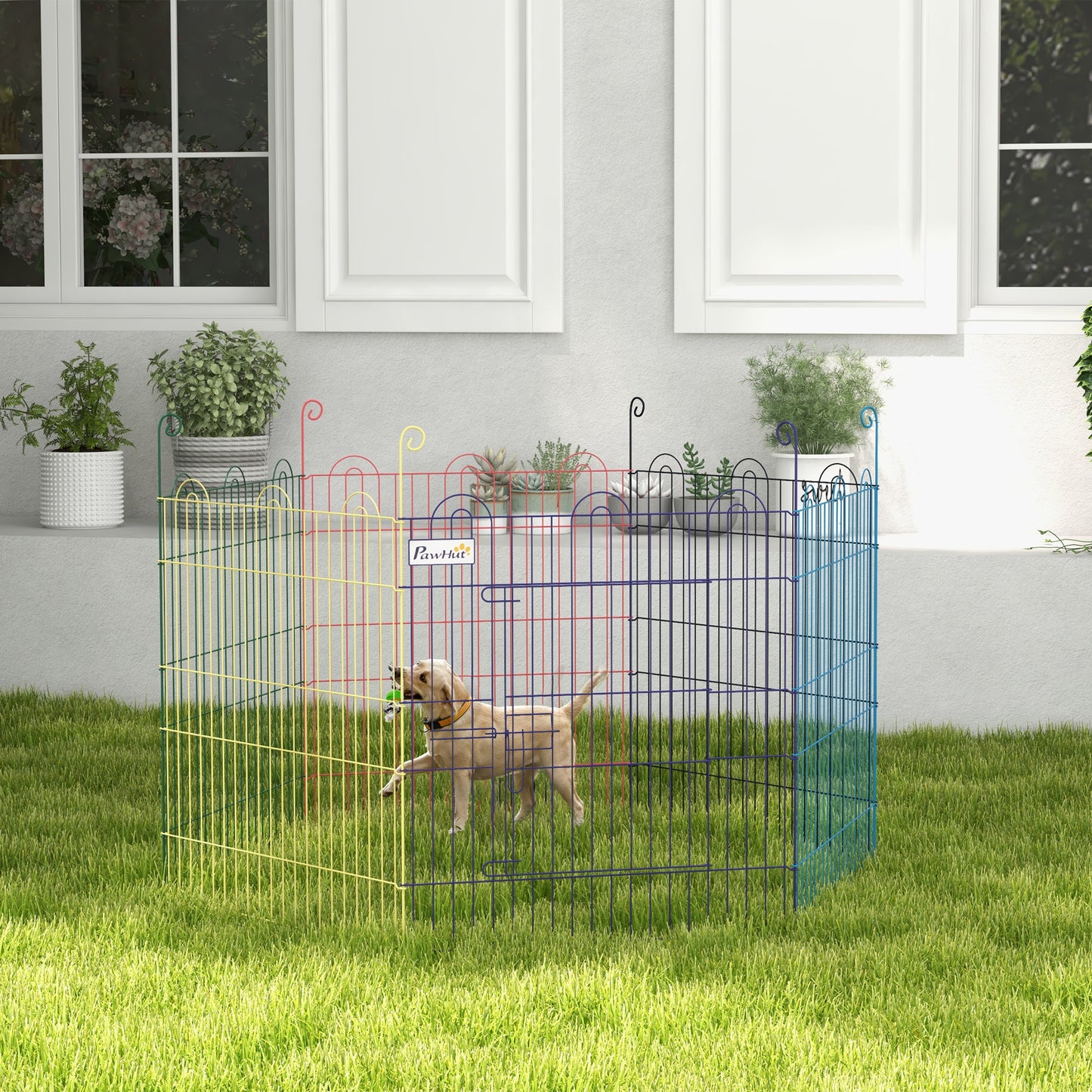 Dog Playpen - Indoor & Outdoor Exercise Pen.