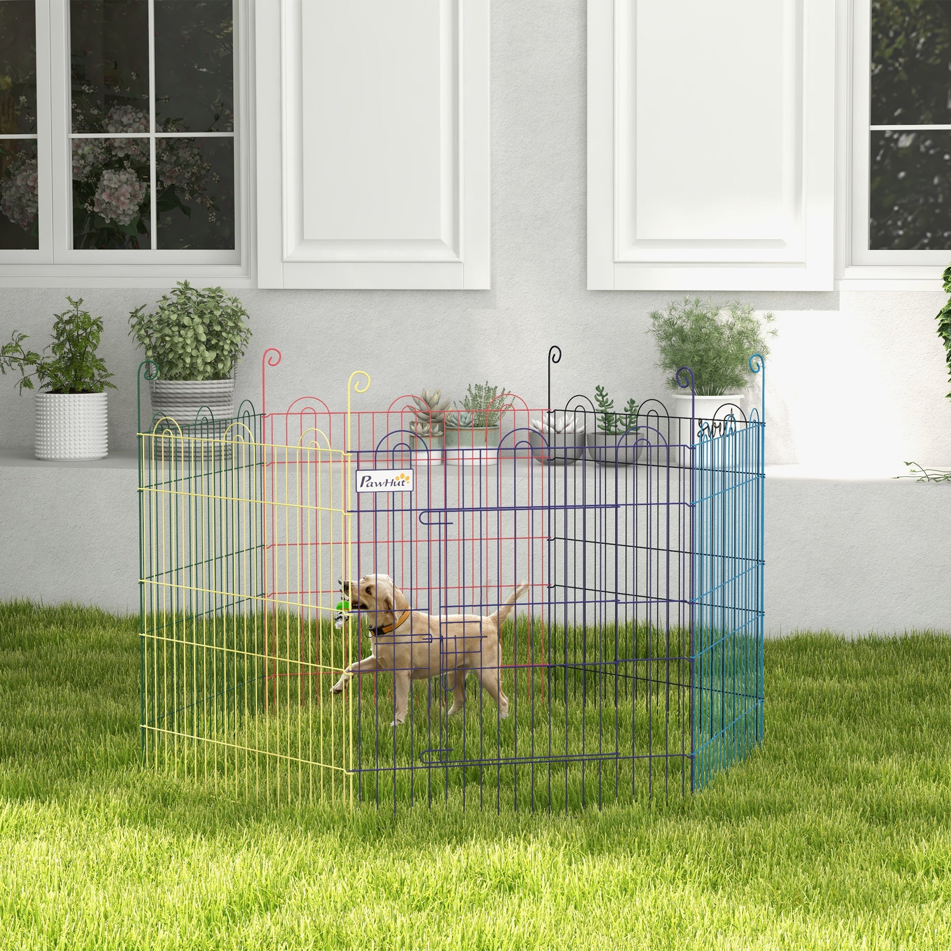 Dog Playpen - Indoor & Outdoor Exercise Pen.