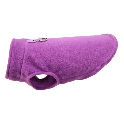 Soft Fleece Dog Jacket - Warm Everyday Coat For Dogs.