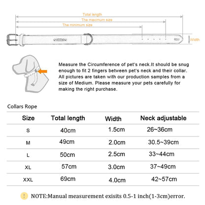 Adjustable Nylon Dog Collar - Durable Collar for Small, Medium & Large Dogs.