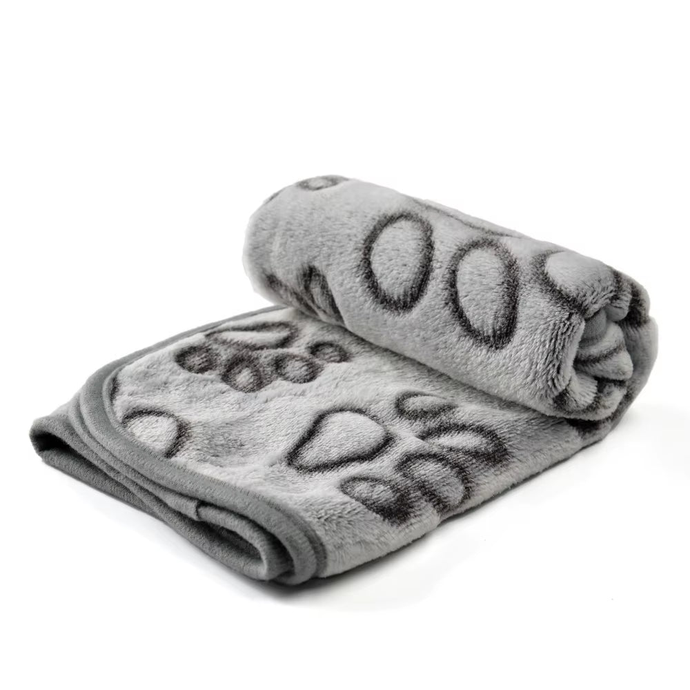 Plush Blanket - Warm Sleeping Blanket for Dogs & Cats.