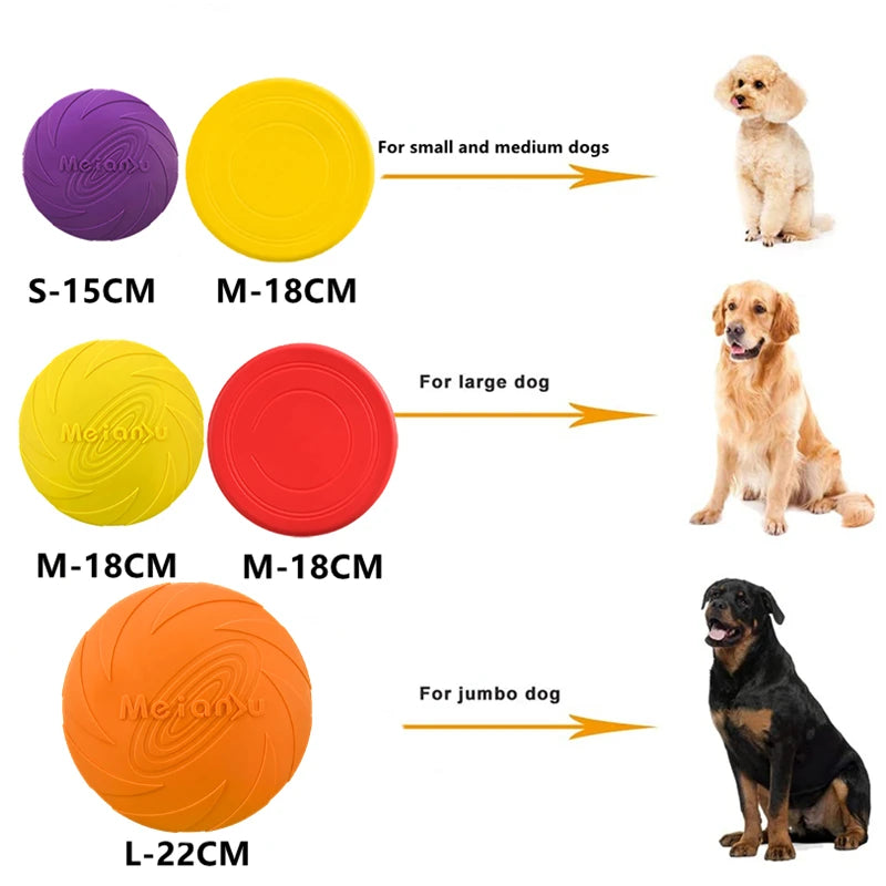 Dog Flying Discs - Durable Fetch Toy for Active Dogs.