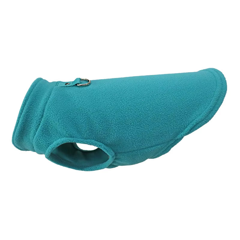 Soft Fleece Dog Jacket - Warm Everyday Coat For Dogs.