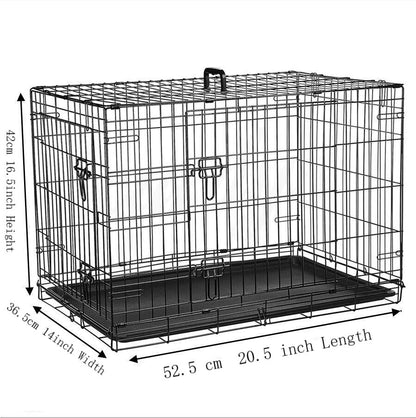 Heavy Duty Folding Dog Crate & Training Cage - Multiple Sizes Available