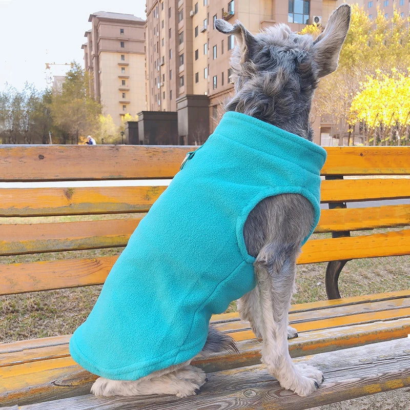 Soft Fleece Dog Jacket - Warm Everyday Coat For Dogs.