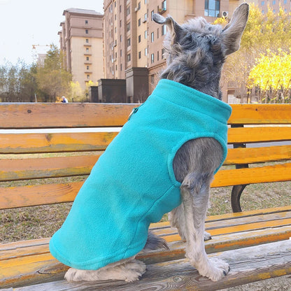 Soft Fleece Dog Jacket - Warm Everyday Coat For Dogs.