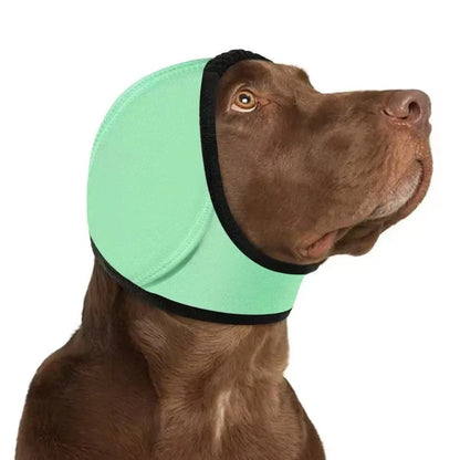 Dog Calming Ear Cover - Comfort Wrap for Noise & Anxiety Relief.