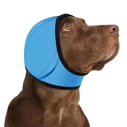 Dog Calming Ear Cover - Comfort Wrap for Noise & Anxiety Relief.