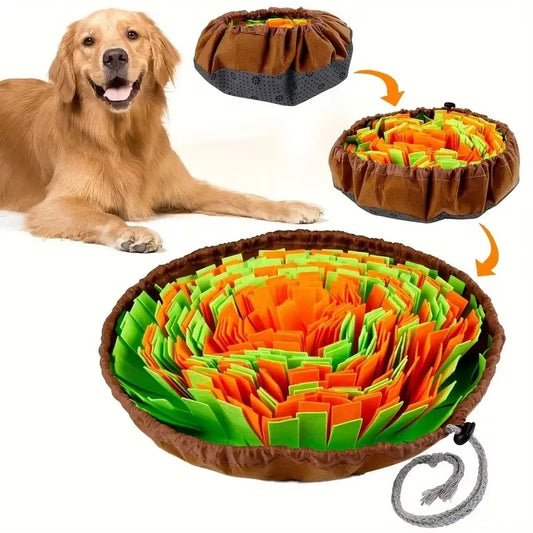 Dog Snuffle Mat -  Slow Feeder Enrichment Feeding Mat for Dogs & Puppies.