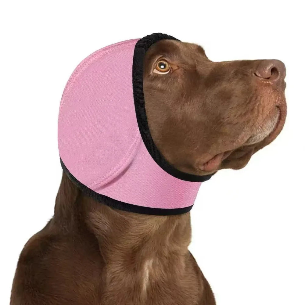 Dog Calming Ear Cover - Comfort Wrap for Noise & Anxiety Relief.