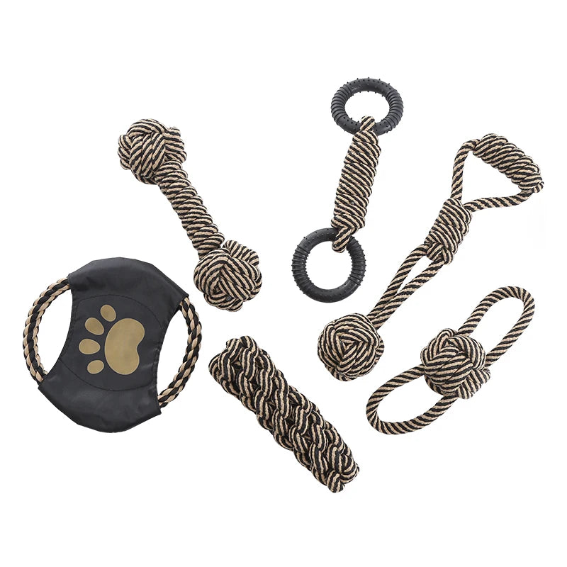 Cotton Rope Dog Toys - Durable Chew & Tug Toy.