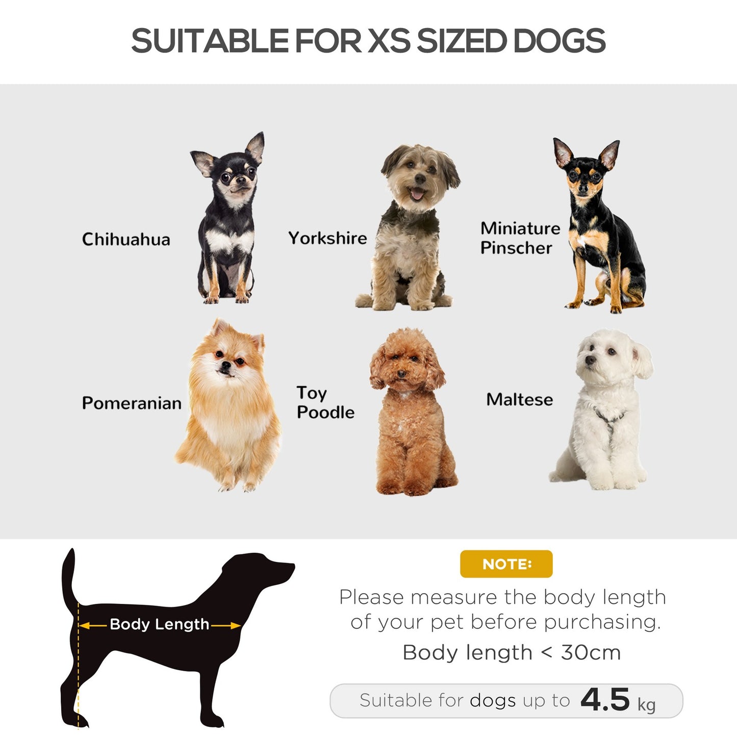 Raised Dog Sofa Bed - Soft Padded Pet Couch For Small Dogs.