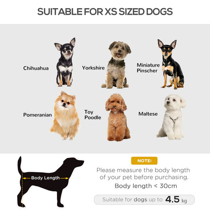 Raised Dog Sofa Bed - Soft Padded Pet Couch For Small Dogs.