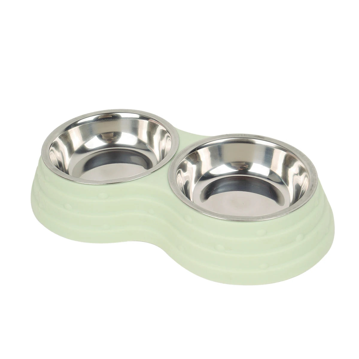 Non-Slip Stainless Steel Pet Bowl For Dogs & Cats - Food And Water Feeding Dish