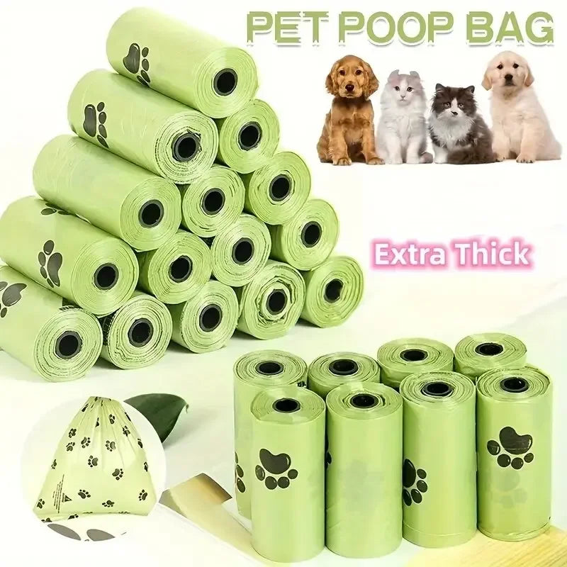 Biodegradable Dog Waste Bags - Leak Proof & Durable.
