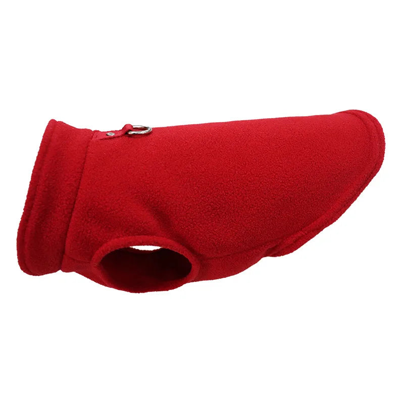 Soft Fleece Dog Jacket - Warm Everyday Coat For Dogs.