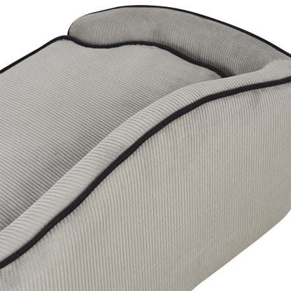 Raised Dog Sofa Bed - Soft Padded Pet Couch For Small Dogs.