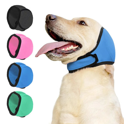 Dog Calming Ear Cover - Comfort Wrap for Noise & Anxiety Relief.