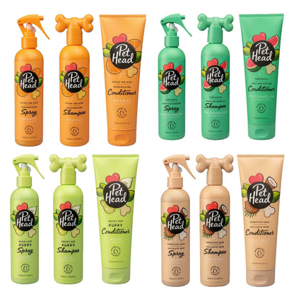 Pet Head Dog Shampoo & Conditioner - Sensitive Puppy Pet Spray 