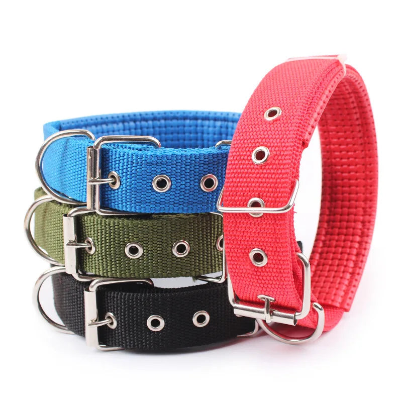 Adjustable Nylon Dog Collar - Durable Collar for Small, Medium & Large Dogs.