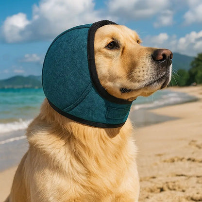 Dog Calming Ear Cover - Comfort Wrap for Noise & Anxiety Relief.