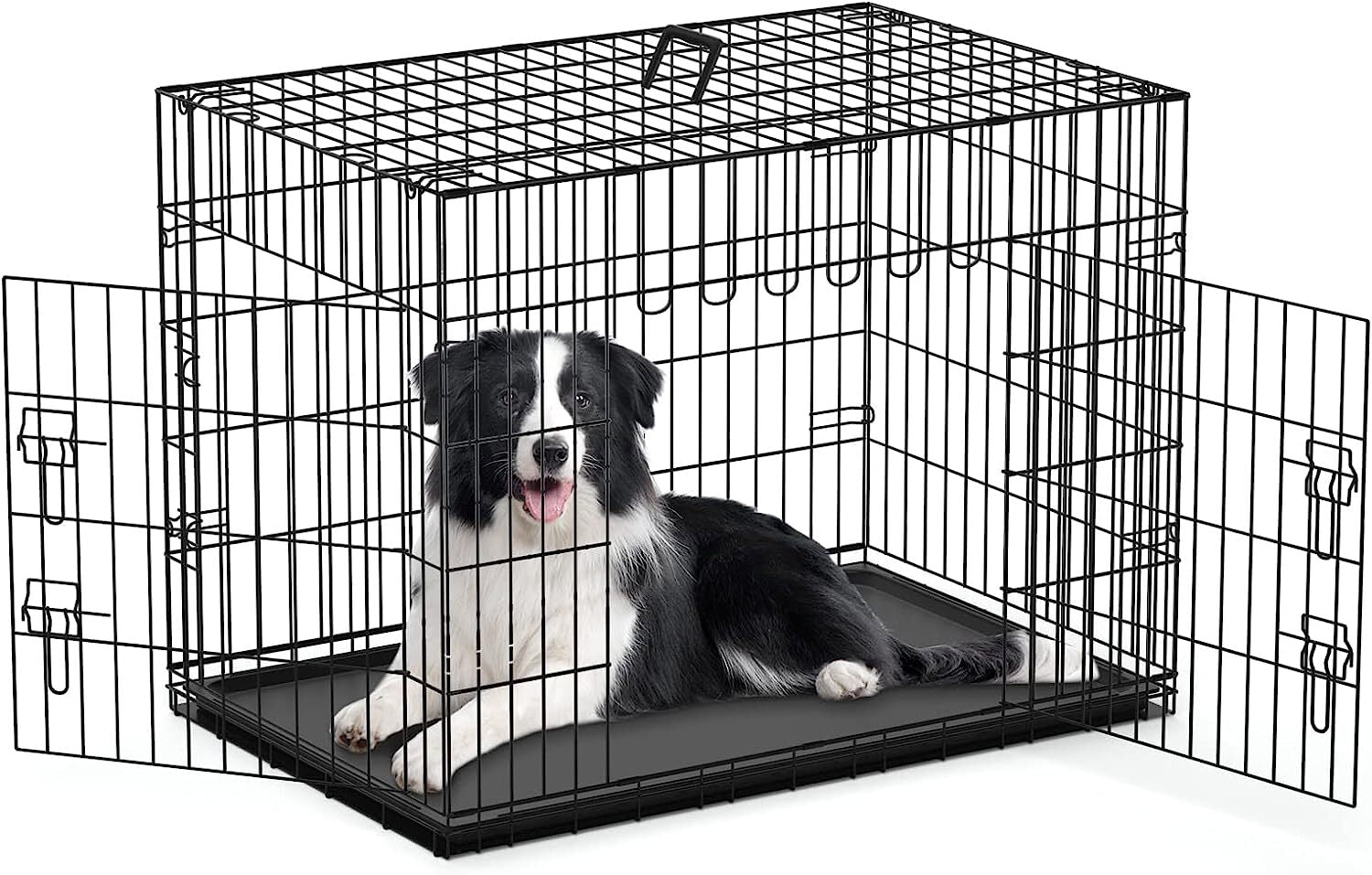 Heavy Duty Folding Dog Crate & Training Cage - Multiple Sizes Available