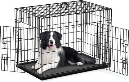 Heavy Duty Folding Dog Crate & Training Cage - Multiple Sizes Available
