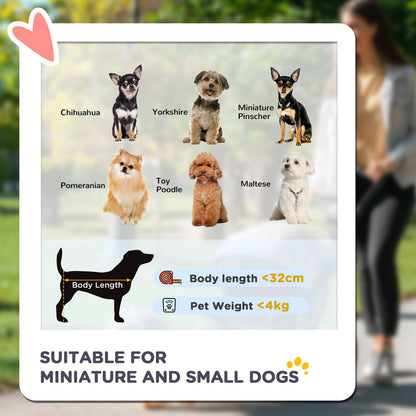 Foldable Pet Stroller - Comfortable Travel Pushchair for Small Dogs & Cats.