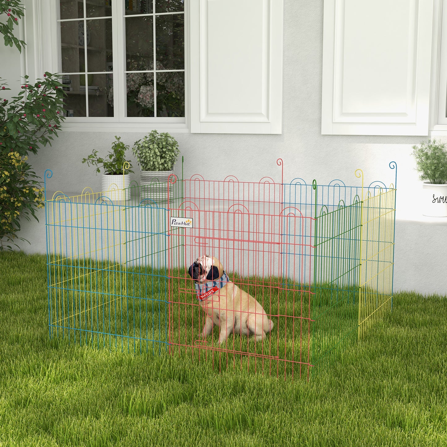 Dog Playpen - Indoor & Outdoor Exercise Pen.