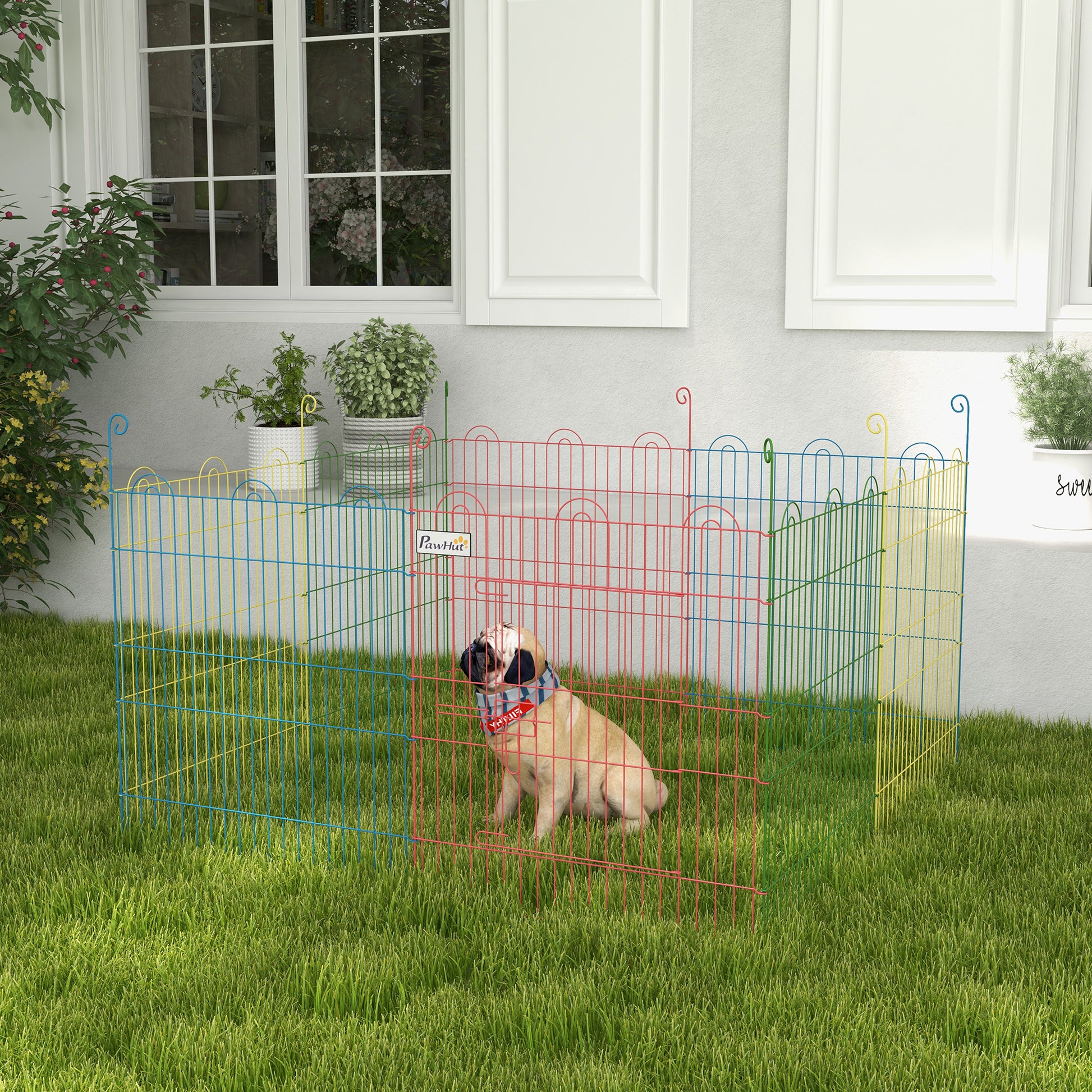 Dog Playpen - Indoor & Outdoor Exercise Pen.